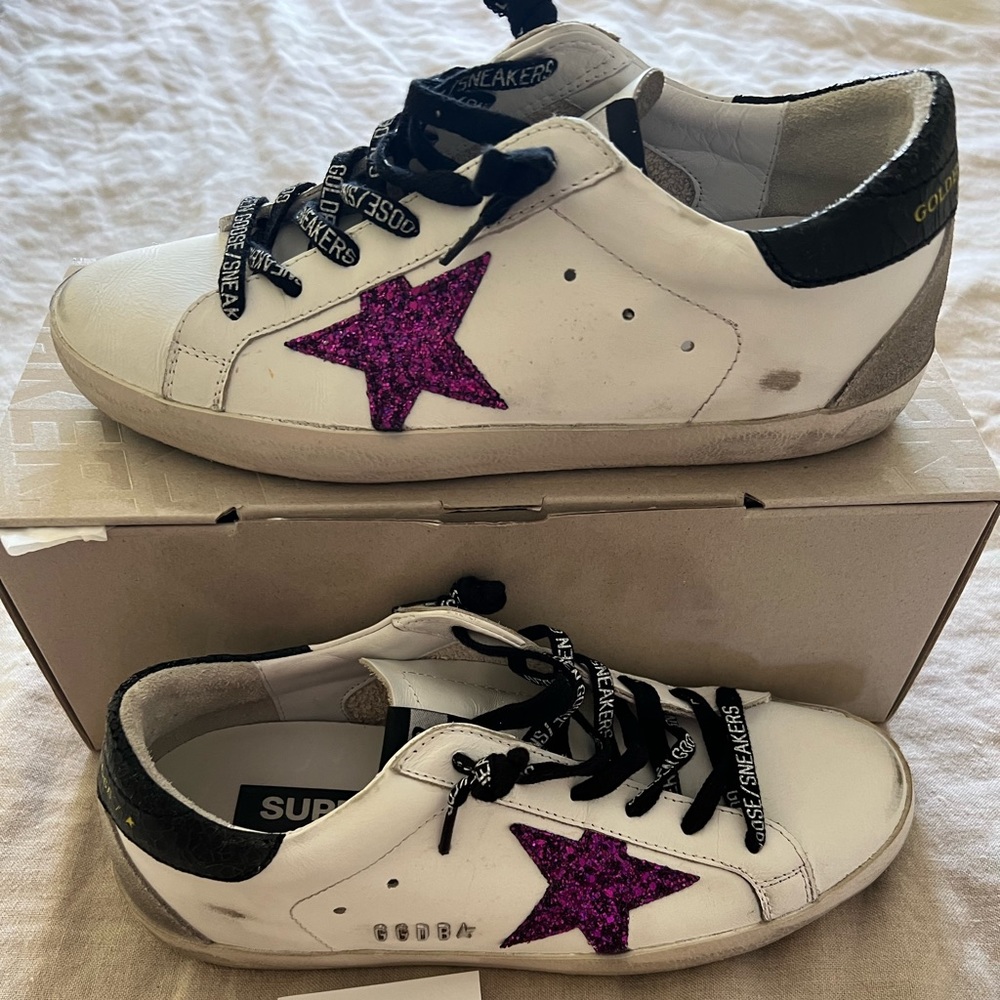 Golden Goose Superstar Size 38 Purple ⭐️